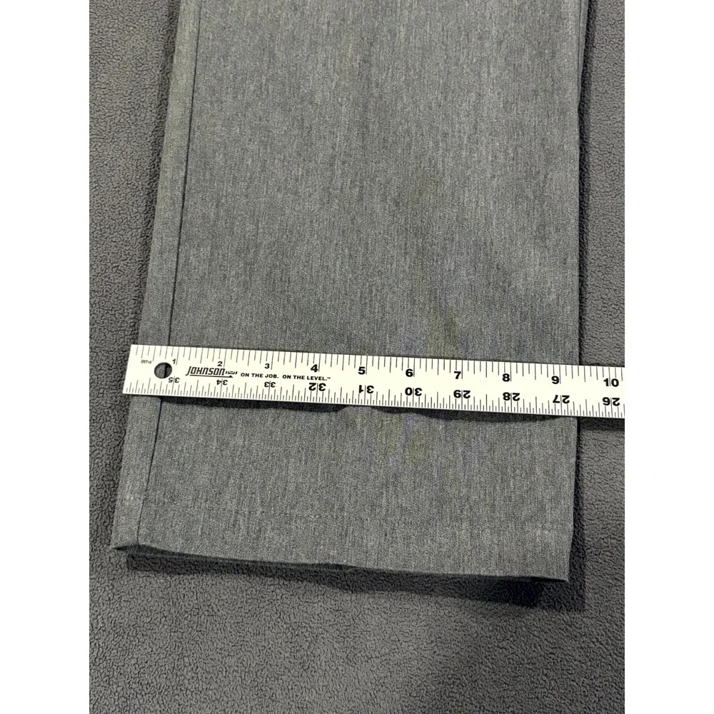 Croft‎ & Barrow Chino Pants Mens 36x30 Gray Cotton Stretch Easy Care Classic Fit